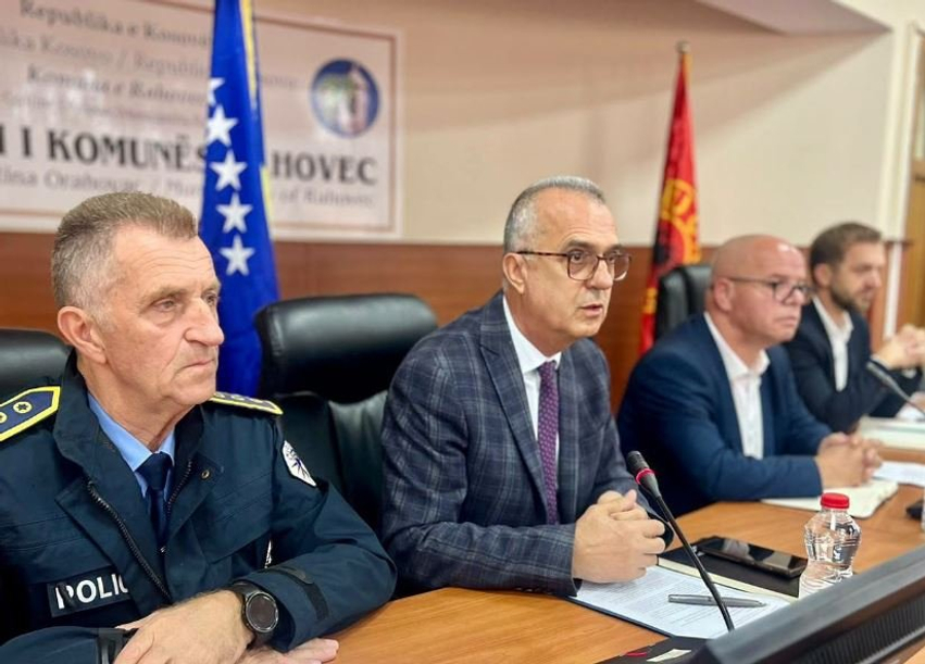 Enver Dugolli merr pjesë në takimin e KKSB së në Rahovec  diskutohet për gjendjen e sigurisë në komunë