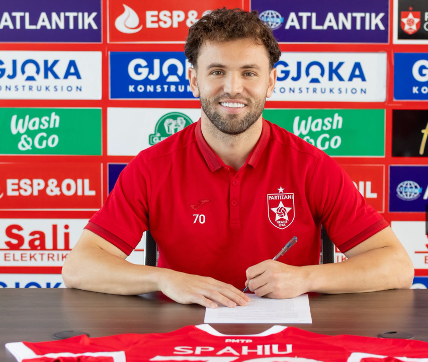 Sebastjan Spahiu firmos me Partizanin