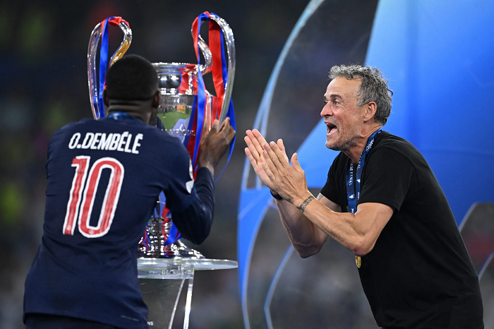 Luis Enrique mbron Dembelen nga kritikat