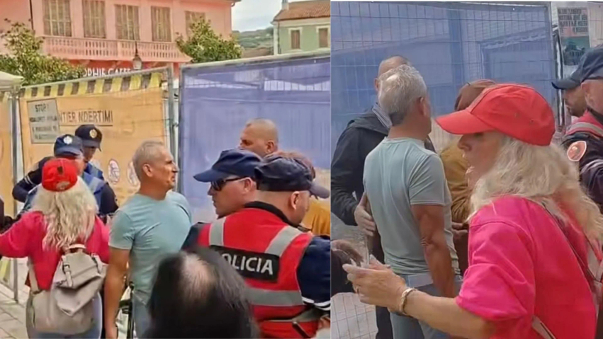 Kundërshtojnë muzeun hebraik në Vlorë  tensione dhe përplasje fizike mes policisë e protestuesve