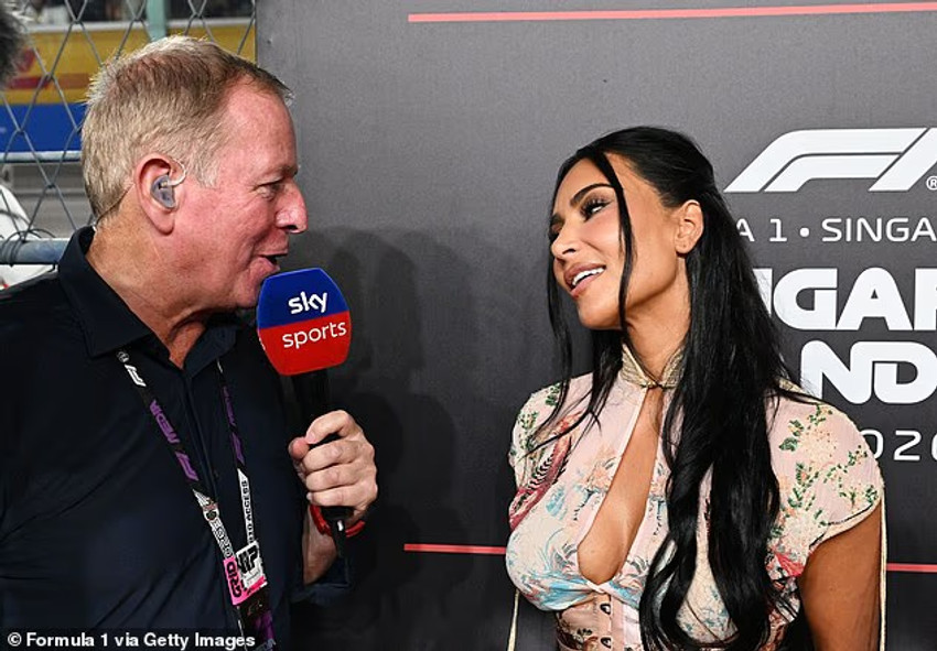 Kim Kardashian kërkon të përmirësojë raportet me Martin Brundle pas incidentit në Monako 3 Image