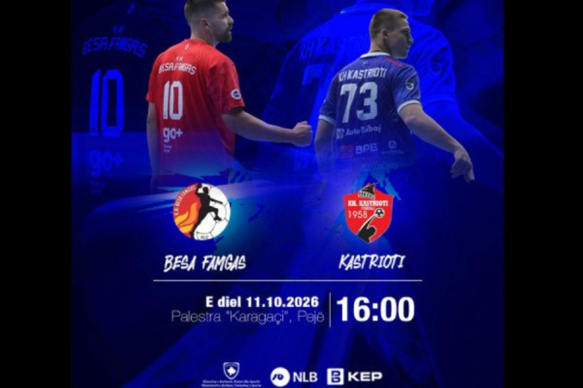 Besa Famgas dhe Kastrioti përballen në derbin e Superligës