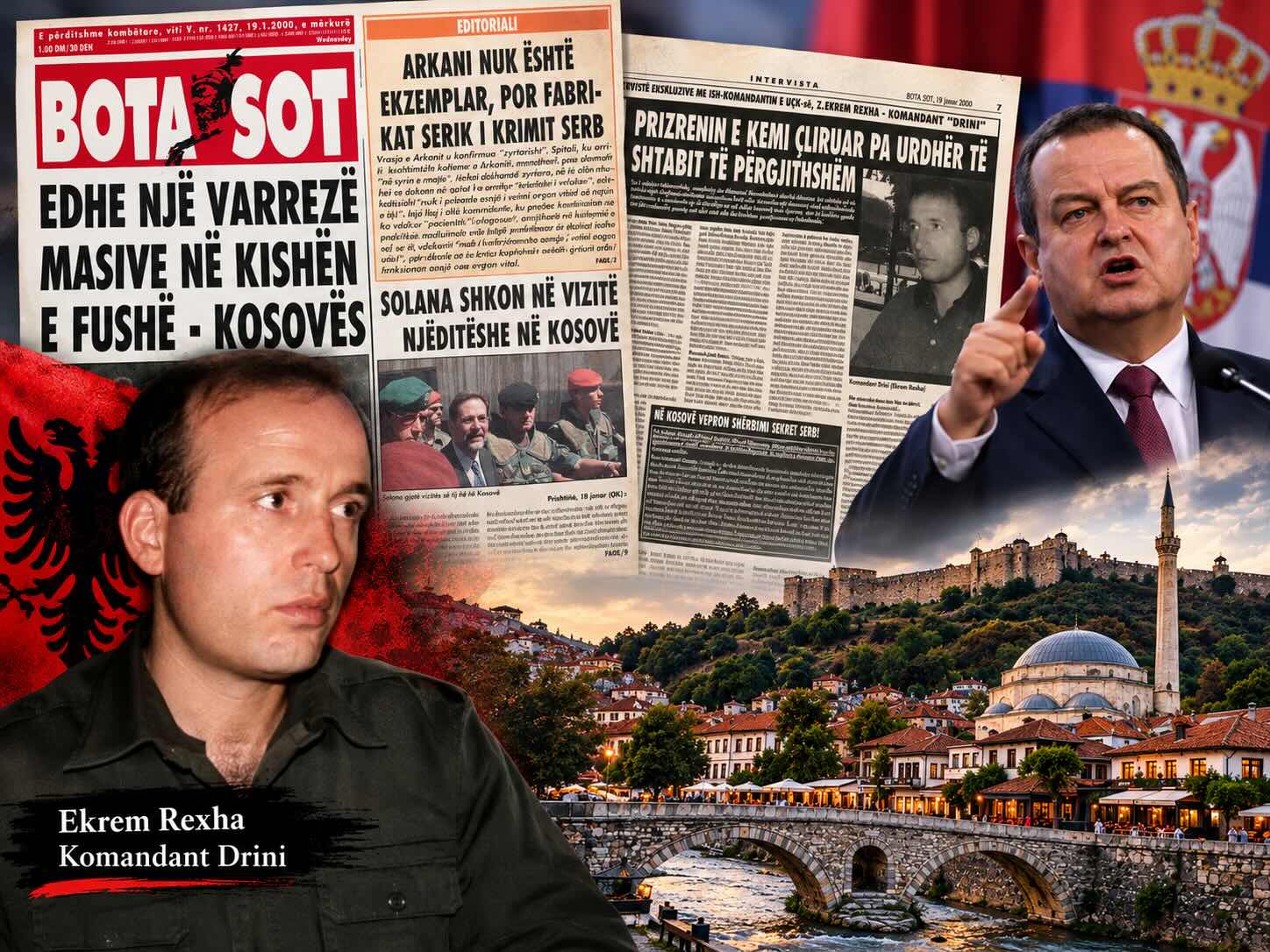 Nga provokimi i Daçiqit te vrasja e Drinit: Çfarë tha komandanti për Shtabin e Përgjithshëm, Prizrenin dhe Mitrovicën?