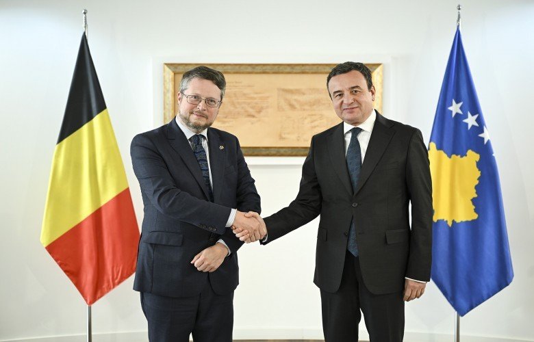 Kurti priti në takim mirëseardhës ambasadorin e ri të Belgjikës