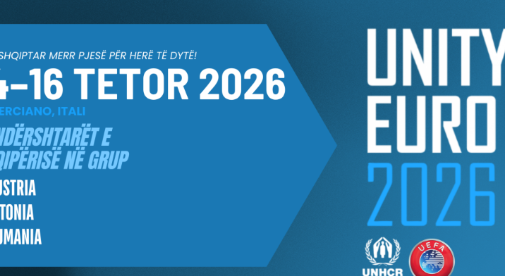 Shqipëria merr pjesë për herë të dytë në turneun e futbollit “Unity EURO Cup 2026” që zhvillohet në Itali