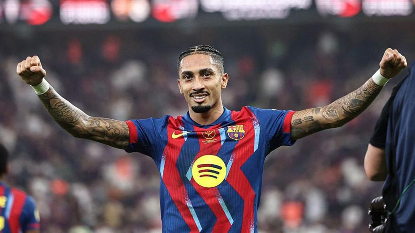 Raphinha mungon ndaj Galatasaray  tifozët e Barcelonës