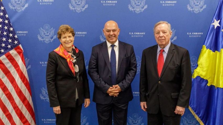 Gjini takon senatorët amerikanë  Integrimi i Kosovës në NATO është garanci për stabilitet
