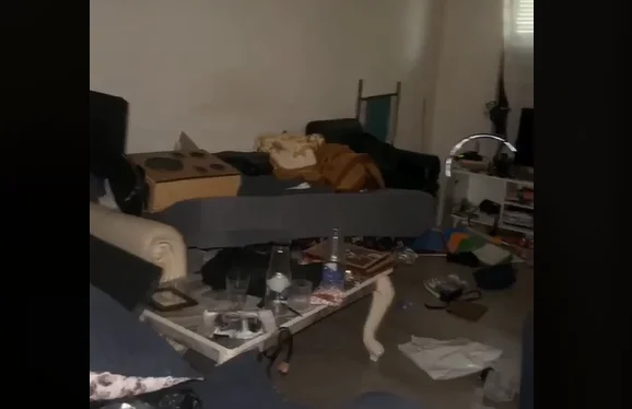 Pamje nga banesa e serbit të arrestuar në Fushë-Kosovë