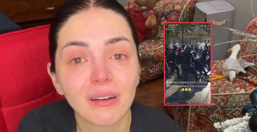 Fifi e shqetësuar nga protestat në Shqipëri  O nalnu bre