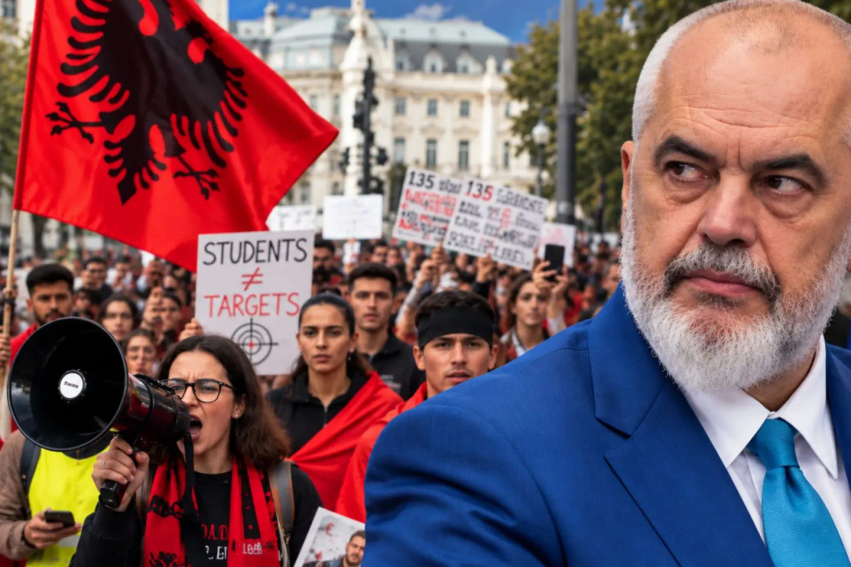  Rama  po na vret të ardhmen   Diaspora shqiptare proteston në Vjenë para vizitës së Ramës