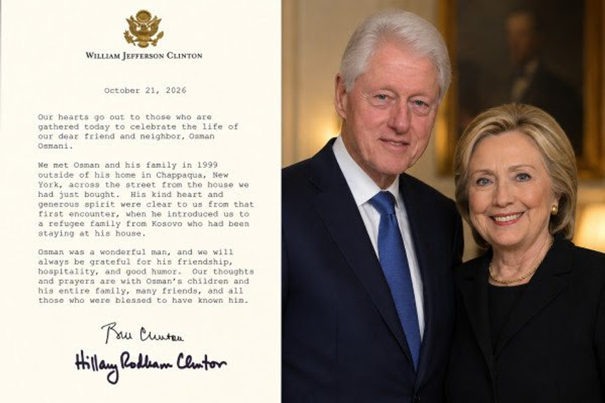 Clintonët kujtojnë fqinjin e tyre  Osman Osmanin