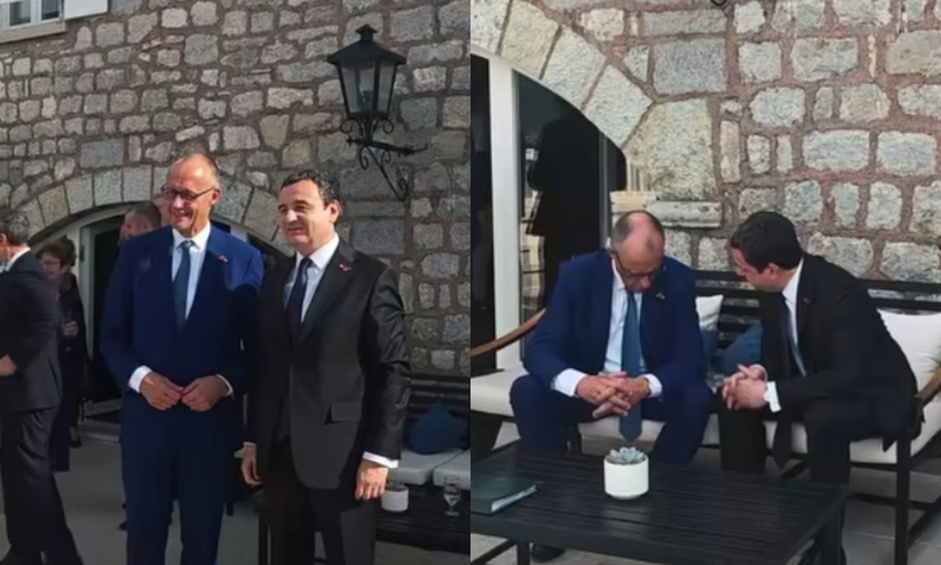 kurti-takohet-me-kancelarin-e-gjermanise-friedrich-merz-ja-cfare-diskutuan-ne-budva