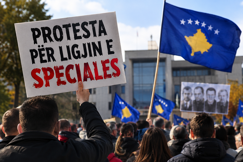 Maraj godet protestat për Ligjin e Speciales  Presioni ndaj Kuvendit dëmton Kosovën dhe raportet me aleatët