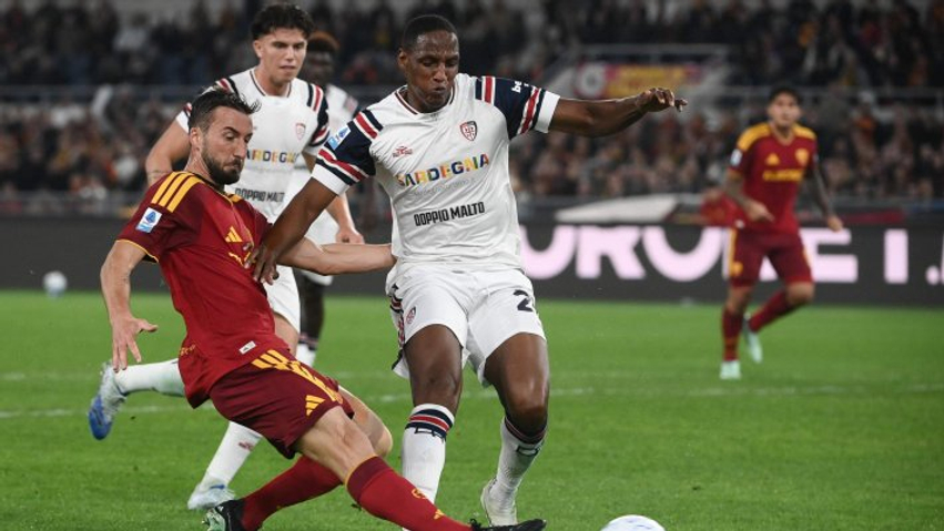 Finish dramatik në  Olimpico   Roma e mposht Cagliarin në fund