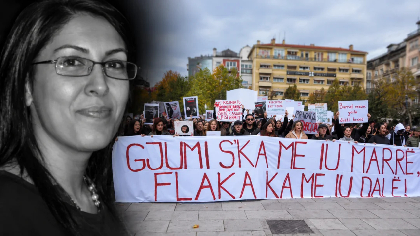 Drejtësi për Arlinda Zekajn  protestuesit në Ferizaj marshojnë drejt institucioneve