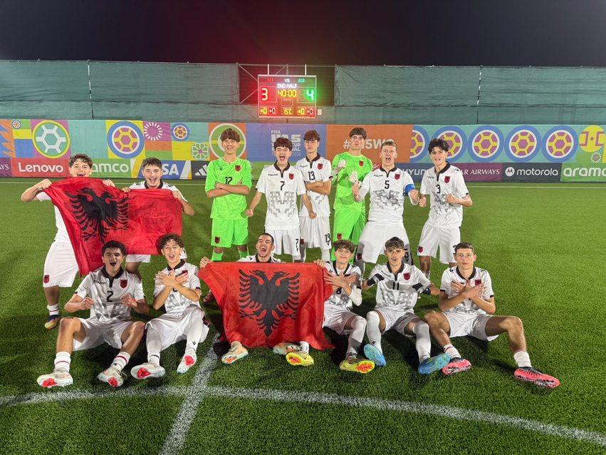 Shqipëria U 15 fiton tre ndeshje radhazi  nesër përballet me Perunë