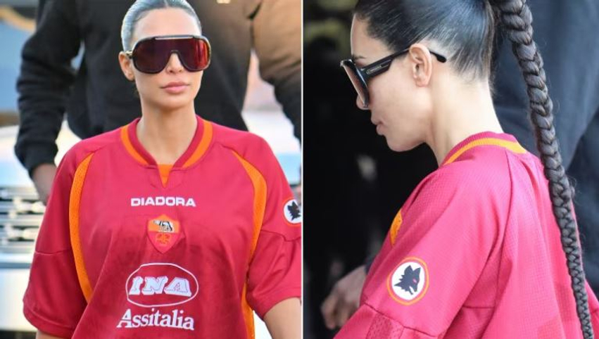 Kim Kardashian surprizon nga tapeti i kuq  Jam tifoze e madhe e Romës 