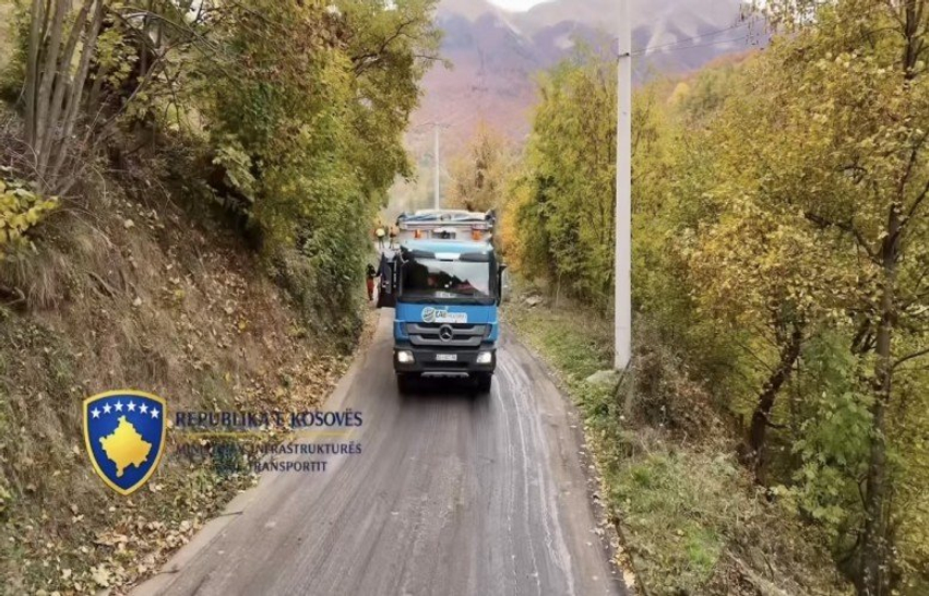 Investim prej 1 5 milionë eurosh  vazhdon asfaltimi i rrugës në Prizren