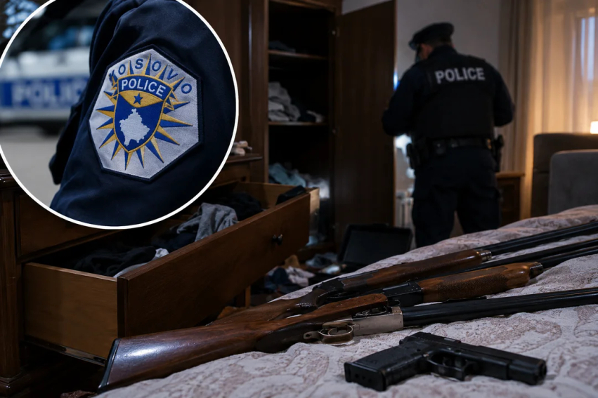 Vidhen 4 armë nga një shtëpi në Prishtinë  policia nis hetimet