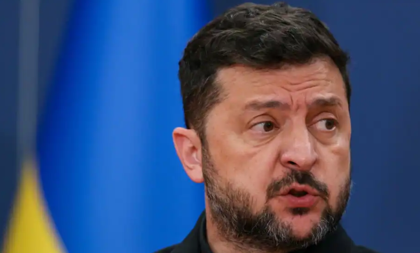 Zelensky e quan  të turpshme  gjuajtjen me armë mes agjencive të sigurisë së Ukrainës në Kiev