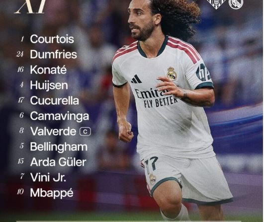 Formacioni i Real Madridit ndaj Real Betisit