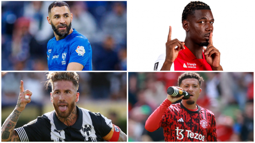 Jadon Sancho  Pogba dhe Dele Alli pa klub   yjeve që mbetën pa ekip pas merkatos