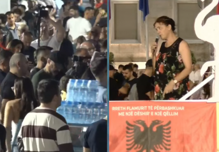 Protestuesja ironizon Ramën: Me kë e ke lidhur Besën? Me kriminelët, patronazhistët apo parlamentin e kukullave