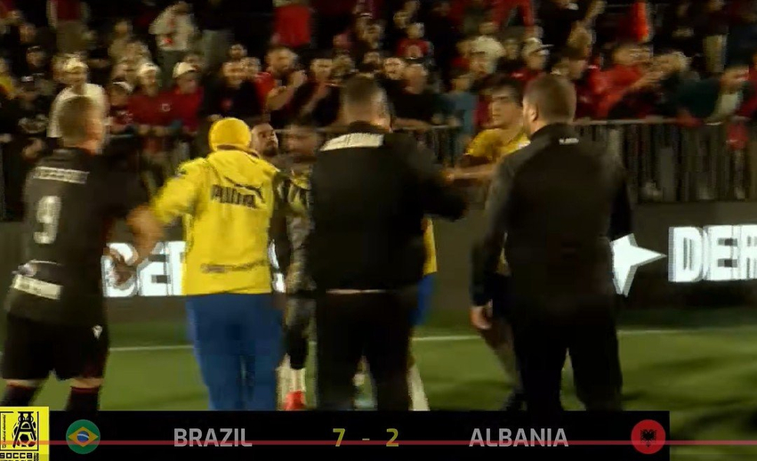 Shqipëria në Socca mundet thellë nga Brazili