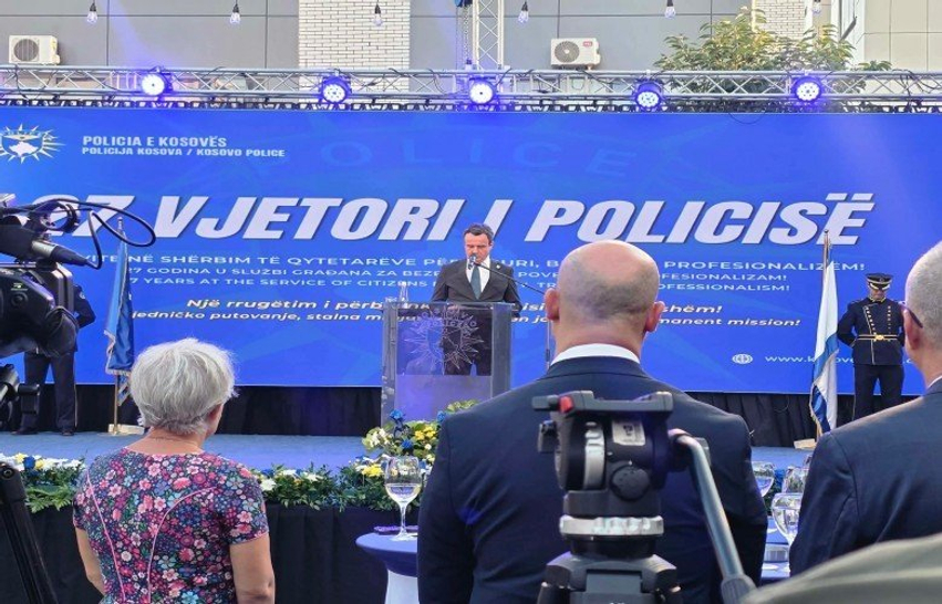 27 vjetori i Policisë së Kosovës  Kurti  Kosova më e sigurt se asnjëherë më parë