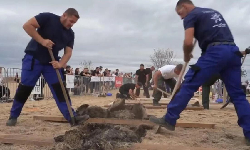 Gara e pazakontë në Hungari  38 persona sfidohen për të hapur varrin më shpejt