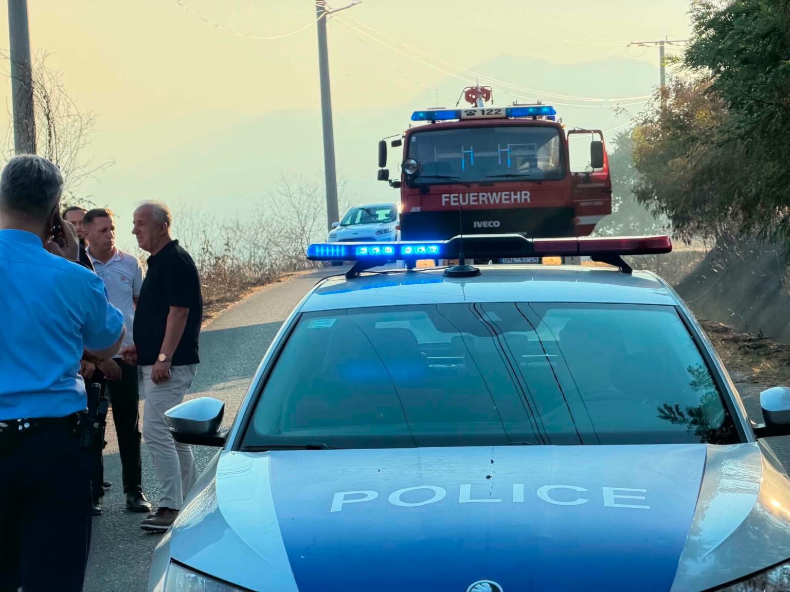 Zjarre masive në malet e Budakovës