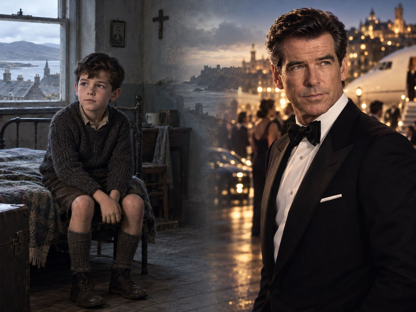 U braktis si foshnjë dhe humbi gruan e vajzën  Historia e dhimbshme e Pierce Brosnanit