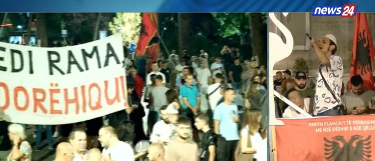 Aktivisti paralajmëron nga Kryeministria: Protesta do të hyjë në një nivel tjetër