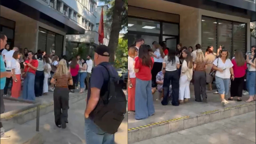 Dita e dytë e bojkotit në Gjykatën e Tiranës  administrata vijon protestën për pagat