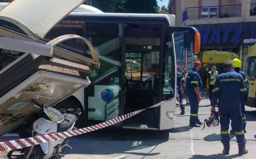 Autobusët përplasen kokë më kokë në Selanik  marrin para stacionin dhe katër gra  Një e plagosur rëndë