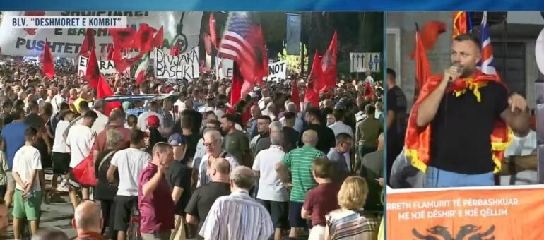 “Diaspora nuk ia fal krimet Ramës”/ Protestuesi nga Roma: Nuk do lejojmë hajdutët të bëjnë pazare me shqiptarët