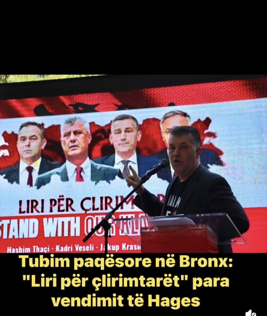 Tubim paqësor në Bronx   Liri për çlirimtarët  para vendimit të Hagës