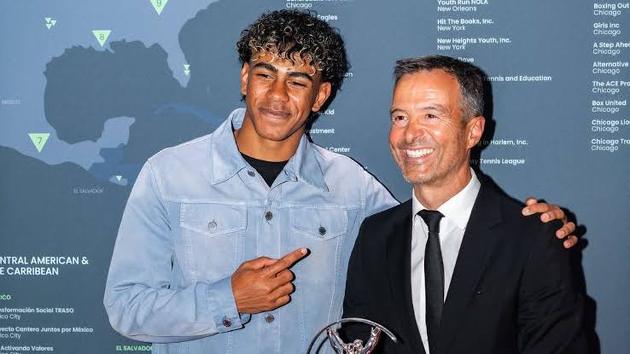 Jorge Mendes i bindur: Topin e Artë e meriton Lamine Yamal,