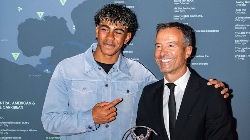 Jorge Mendes i bindur  Topin e Artë e meriton Lamine Yamal 