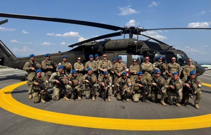 FA pjesë e KFOR it në Kosovë me 17 ushtarakë dhe një helikopter