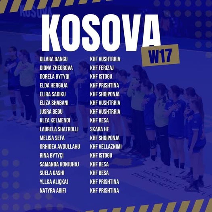 Grumbullimi i radhës i hendbollisteve të Kosovës U17