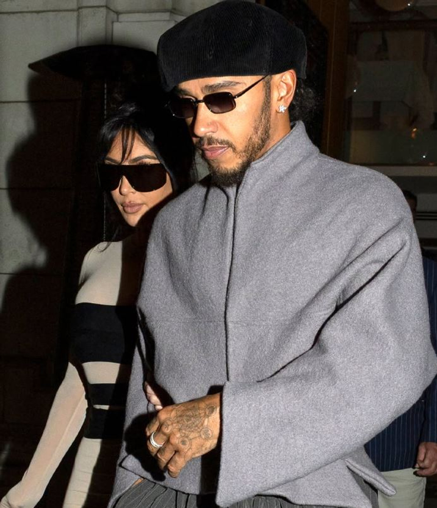 Kim Kardashian dhe Lewis Hamilton shijojnë një mbrëmje në Londër