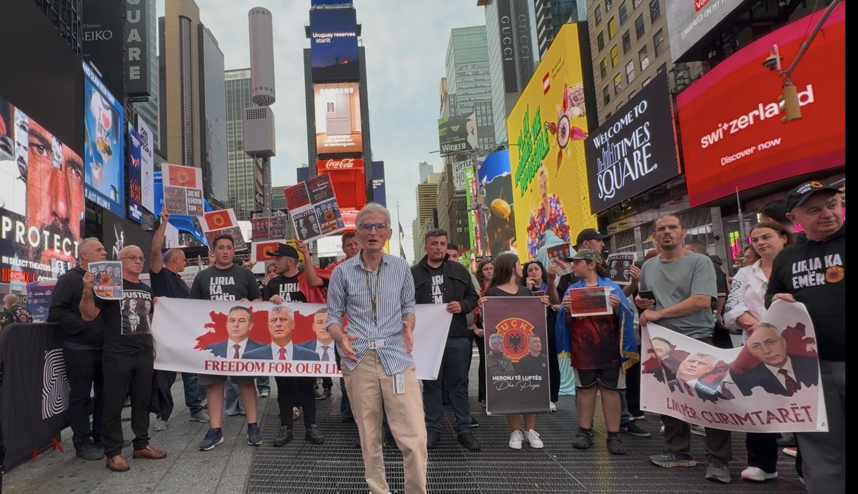 New York: Demonstrim i paparë në zemër të Nju Jorkut: “Liria ka Emër”