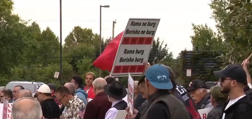 Protestë e qetë në Michigan kundër Edi Ramës