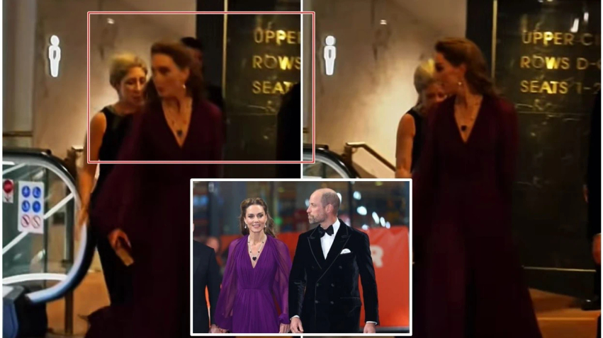 Kate Middleton gati u rrëzua para kamerave  por reagimi i saj mori vëmendjen