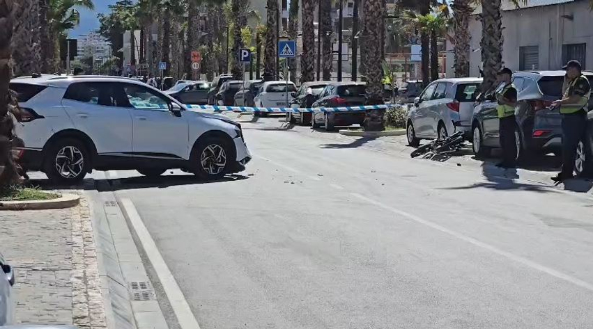 Aksident në Vlorë  plagoset drejtuesi i motomjetit