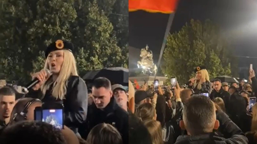  Ai është i gjallë  jehon fuqishëm në Prishtinë  Violetë Kukaj pjesë e protestës në mbështetje të UÇK së