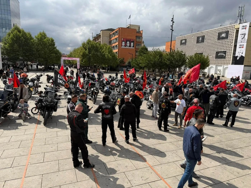 Motoristët marshuan nga Vërmica në Prishtinë