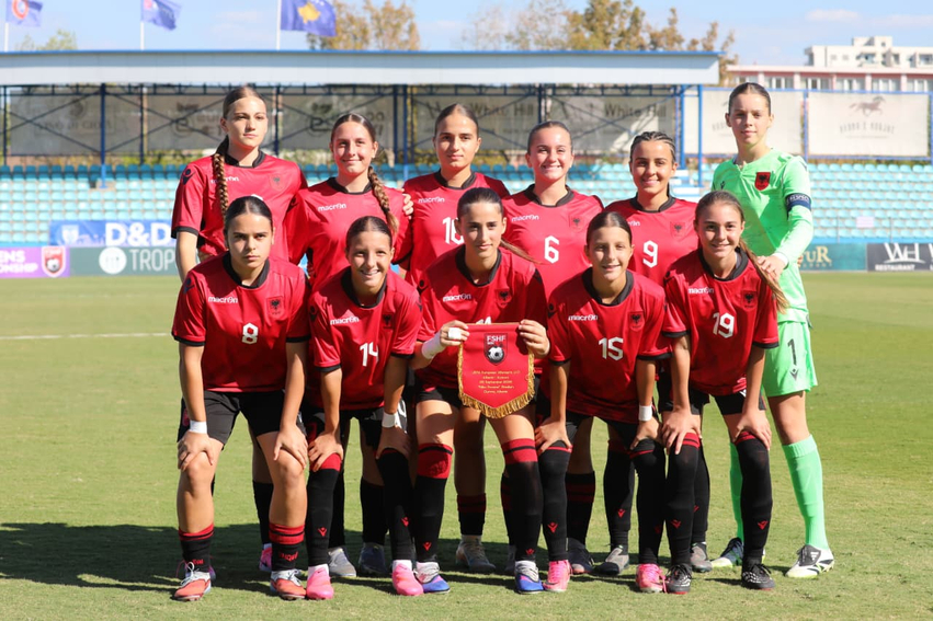 Euro U 17 për vajza  Shqipëria barazon pa gola në ndeshjen e parë me Kosovën
