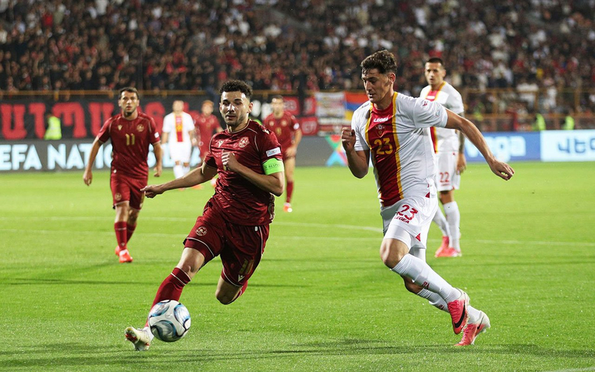 Dramë me pesë gola në Jerevan  Mali i Zi e mposht Armeninë me gol në minutën e 89 të 